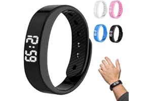 Snoozlet Wrist Alarm Snozlet Smart Fitness Tracker with Step Count, Sleep Monitoring, Vibration Alarm Compatible with All Dev