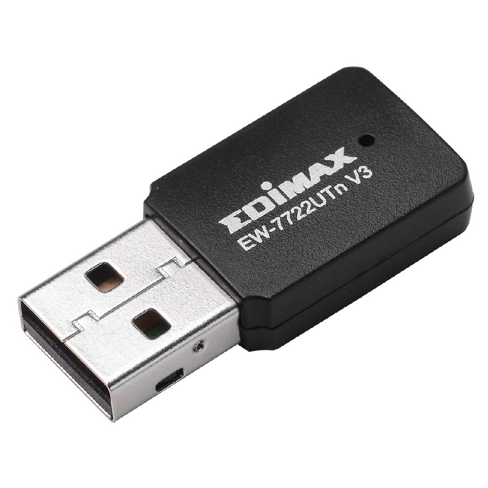 Edimax EW-7722UTn V3 Mini USB Wi-Fi 4 N300 Adapter
