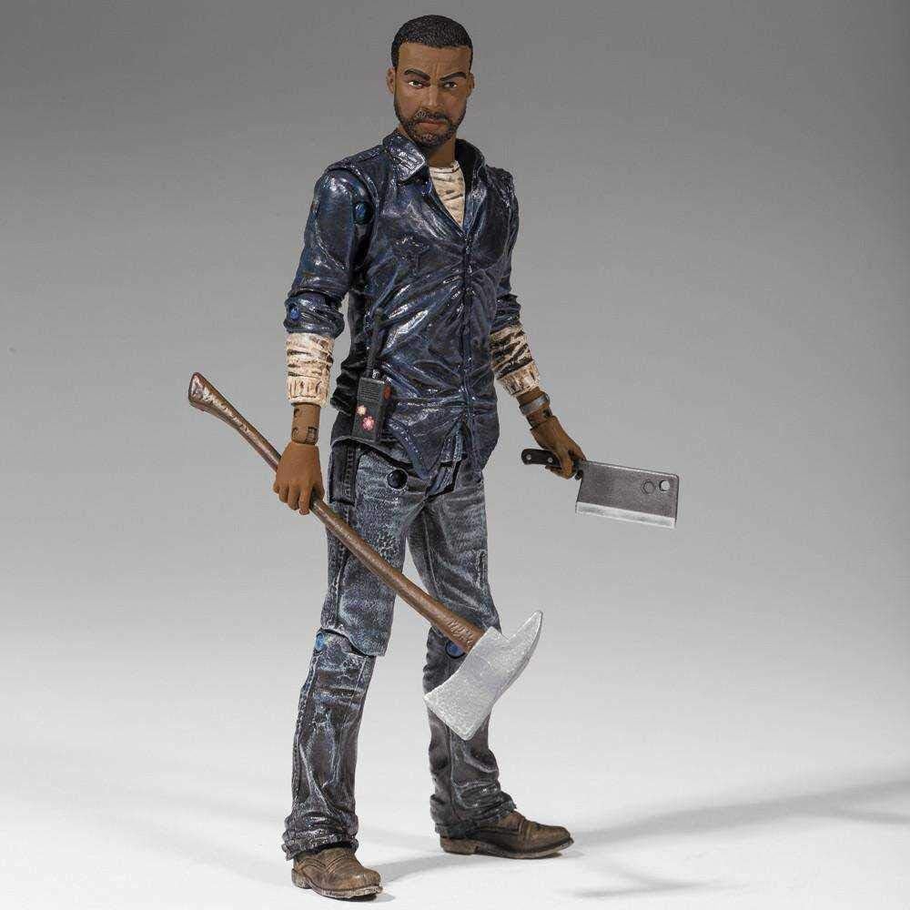 the walking dead lee and clementine statue