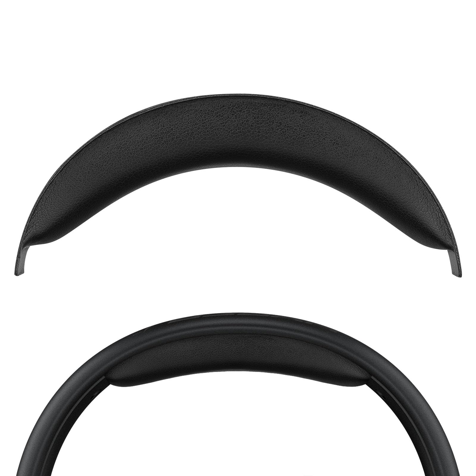 Geekria Protein Leather Headband Pad Compatible with HyperX Cloud Orbit S Headphones, Replacement Band Repair Part (Black)