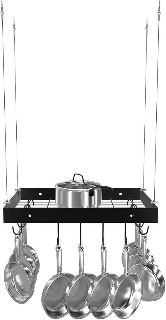 Amazon.de: KES Küchenutensilienhalter Topfhänger Küchenregal