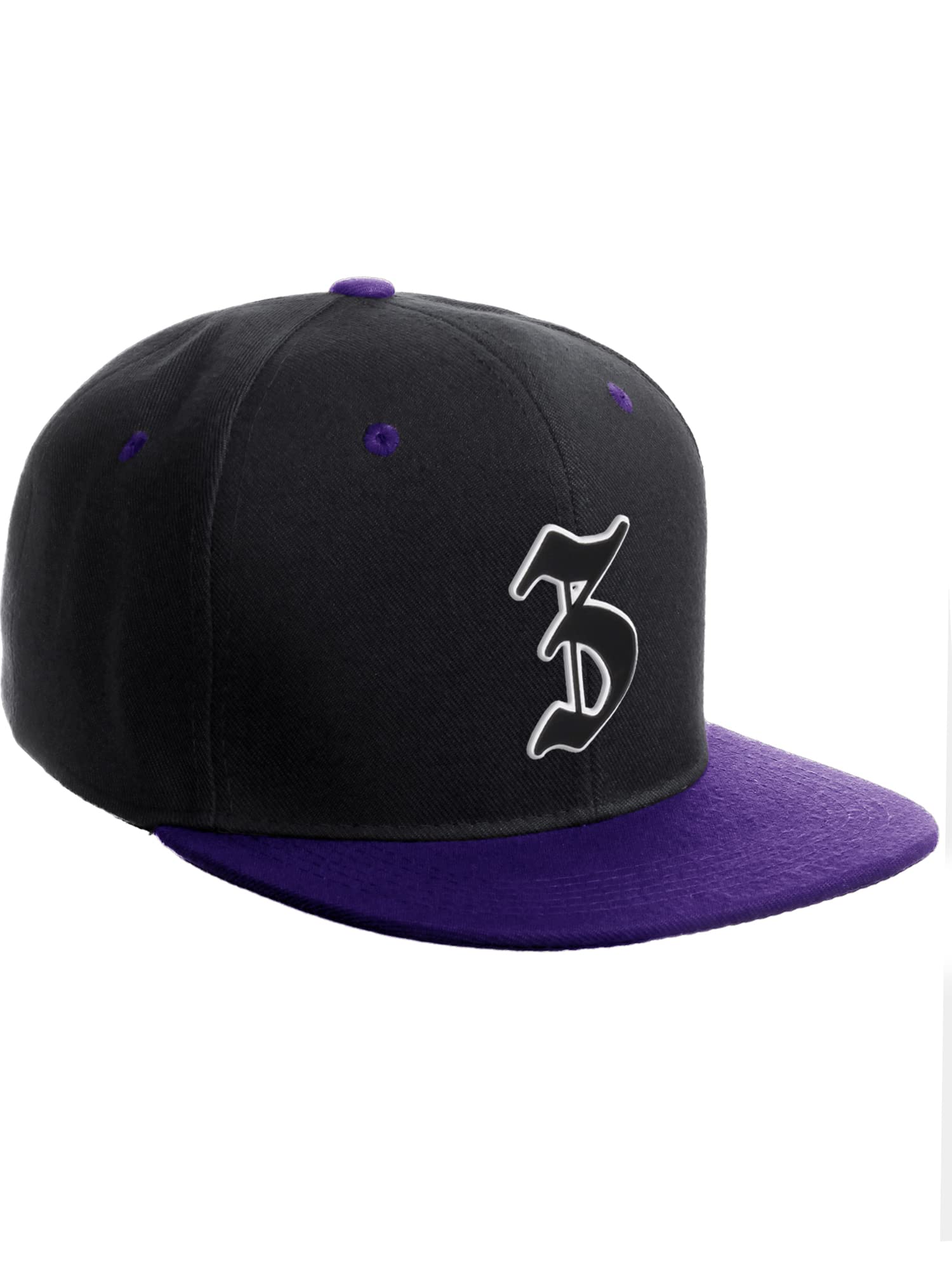 Daxton Classic Snapback Old English A to Z Numbers
