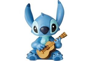 Enesco Disney Showcase Lilo and Stitch Guitar Mini Figurine, 2.5 Inch, Multicolor