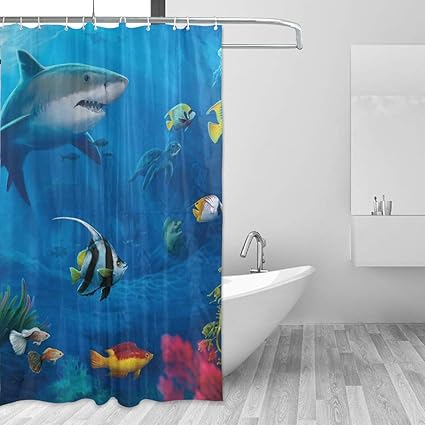 Amazon Com Lucase Lemon Alex Blue Underwater Shark Clownfish