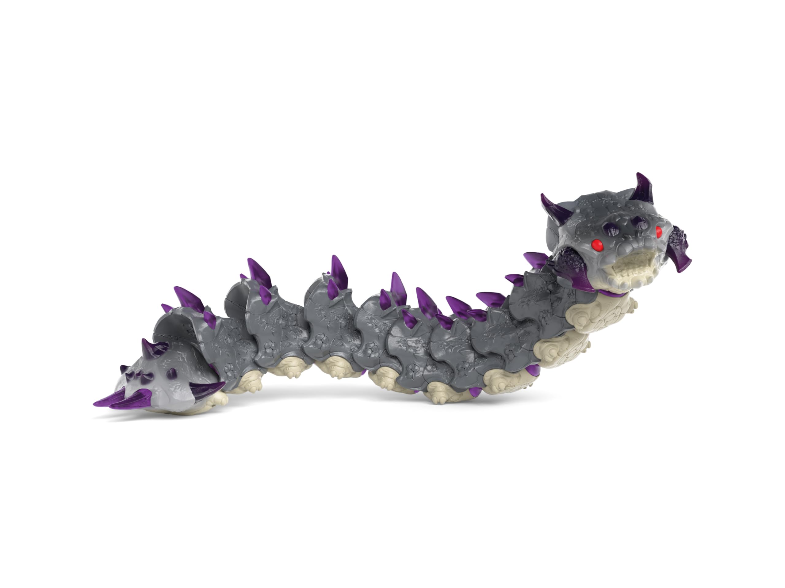 Photo 1 of Schleich Eldrador Creatures - Big, 10" Shadow Worm. Cool Movable Action Figure for Boys and Girls. Fun, Imaginative Play Figurine. Durable, Fantasy Animal Beast Monster Toys for Kids Ages 7+, 70830