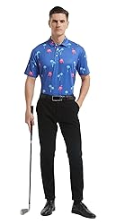 Men's Funny Golf Polo Shirts Short Sleeve