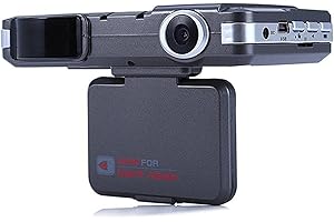 nannanmaoyijituan Radar Detector for Cars 2 in 1 360 Degree Auto Detectors Camera HD Dash Cam G-Sensor Safety Anti Police Spe