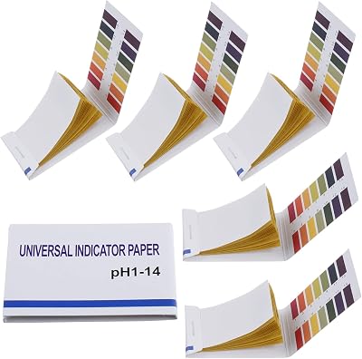 BOJACK Universal pH Test Strips 1-14 Litmus Paper Soil Water Saliva Cosmetics