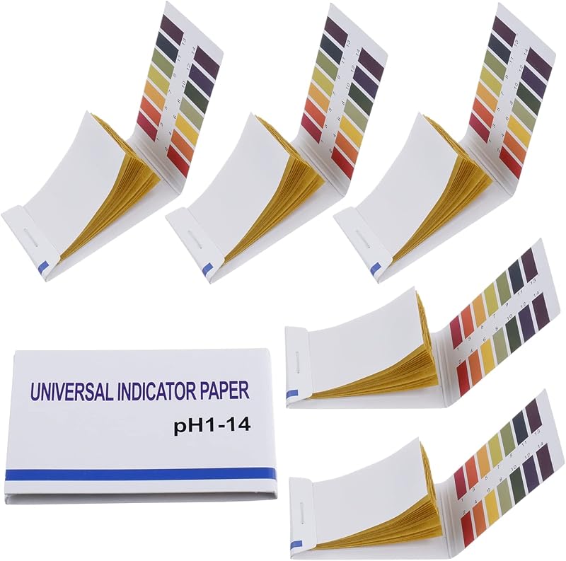 BOJACK Universal pH Test Strips 1-14 Litmus Paper Soil Water Saliva Cosmetics