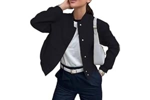 EOICIOI Bomber jacket Women Autumn Winter Cropped Jacket Black Brown Khaki Varsity Jacket Coat