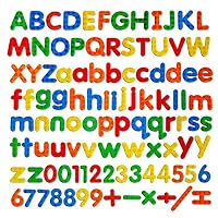 Kadron Magnetic Letters ABC Magnets Education Alphabet Letters and Numbers Fridge Magnets Kids Gifts-104pcs