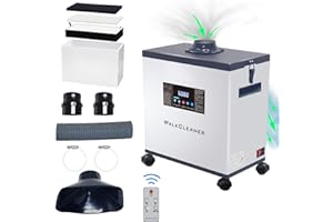 WalkCleaner Fume extractor for laser engraver,Laser Fume Extractor Smoke Purifier Smoke Absorber Remover,Solder Fume Extractor,Carbon and HEPA Filter,4-Stage Filtration,99.98% Purification Rate