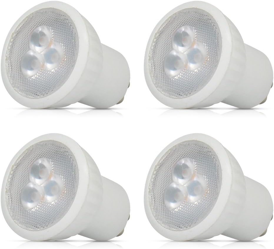 Mini GU10 LED Light Bulbs, 3W MR16 LED, 30W Halogen Bulbs Equivalent