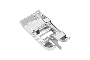 FIKLOTA Stitch in Ditch/Edge Joining Presser Foot for Low Shank Snap-On Singer, Brother, Janome, Juki, Babylock, Elna, Kenmore, White, Necchi, Simplicity, Euro-Pro, New Home, and More Sewing Machines