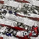 Hydrographic Film 2nd Amendment Flag USA Hydrographic Water Transfer Film Hydro Dipping