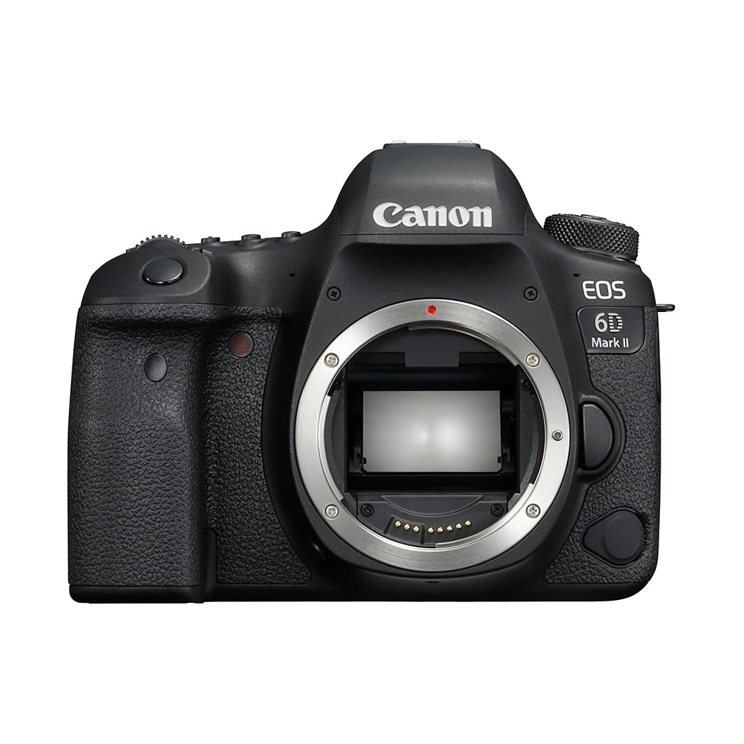 Canon EOS 6D Mark II DSLR Digitalkamera Gehäuse Body (26,2 MP, 7,7cm (3 Zoll) Display, DIGIC 7, mit WLAN, NFC, Bluetooth und GPS), schwarz