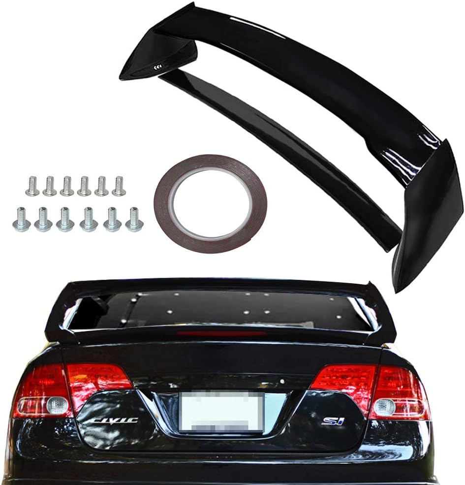 PROMOTOR Rear Trunk Spoiler for Honda Civic 20062011 4DR Sedan Mugen Style RR Trunk