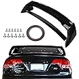 PROMOTOR Rear Trunk Spoiler for Honda Civic 2006-2011 4DR Sedan Mugen Style RR Trunk Wing Spoiler (Glossy Black)