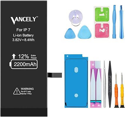 Amazon Vancely Iphone 7 バッテリー 2250mah 交換用 バッテリー 大容量 Pse準拠 標準工具セット付き 日本語説明書付 Iphone 7専用 Vancely バッテリー