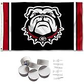 College Flags & Banners Co. Georgia Bulldogs Stripes Banner and Tapestry Wall Tack Pads