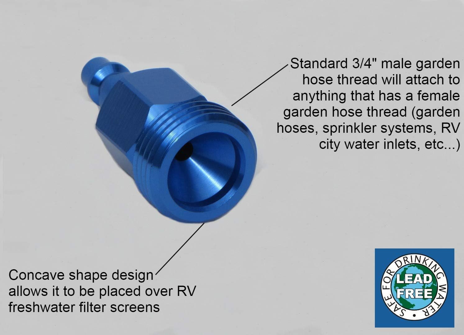 Winterize Mfg. Heavy-Duty Quick Connect Air Compressor Blow Out Plug for RV, Travel Trailer, or Boat: Automotive