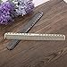 Anself Hair Comb Professional Salon Hairdressing Comb Metal Hair Cutting Comb (Gold)