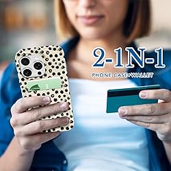 Petocase for iPhone 16 Pro Wallet Case Card Holder
