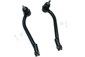 XCPMC Outer Tie rod 2 Pcs Left & Right｜Replacement For 2007-2012 Hyundai Elantra 2010-2013 Kia Forte｜Replace OE#: ES800229 ES800230 Black