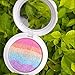 Travelmall Rainbow Highlighter Eyeshadow Makeup Palette Powder Makeup Rainbow Cake , 6 colors in 1 (Rainbow)