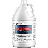 Fiberlock Shockwave Disinfectant Cleaner Concentrate, 1 Gallon, Ideal for Water Restoration &amp; Flood Mitigation, Hospital-Grade Disinfectant, High-Yield Formula