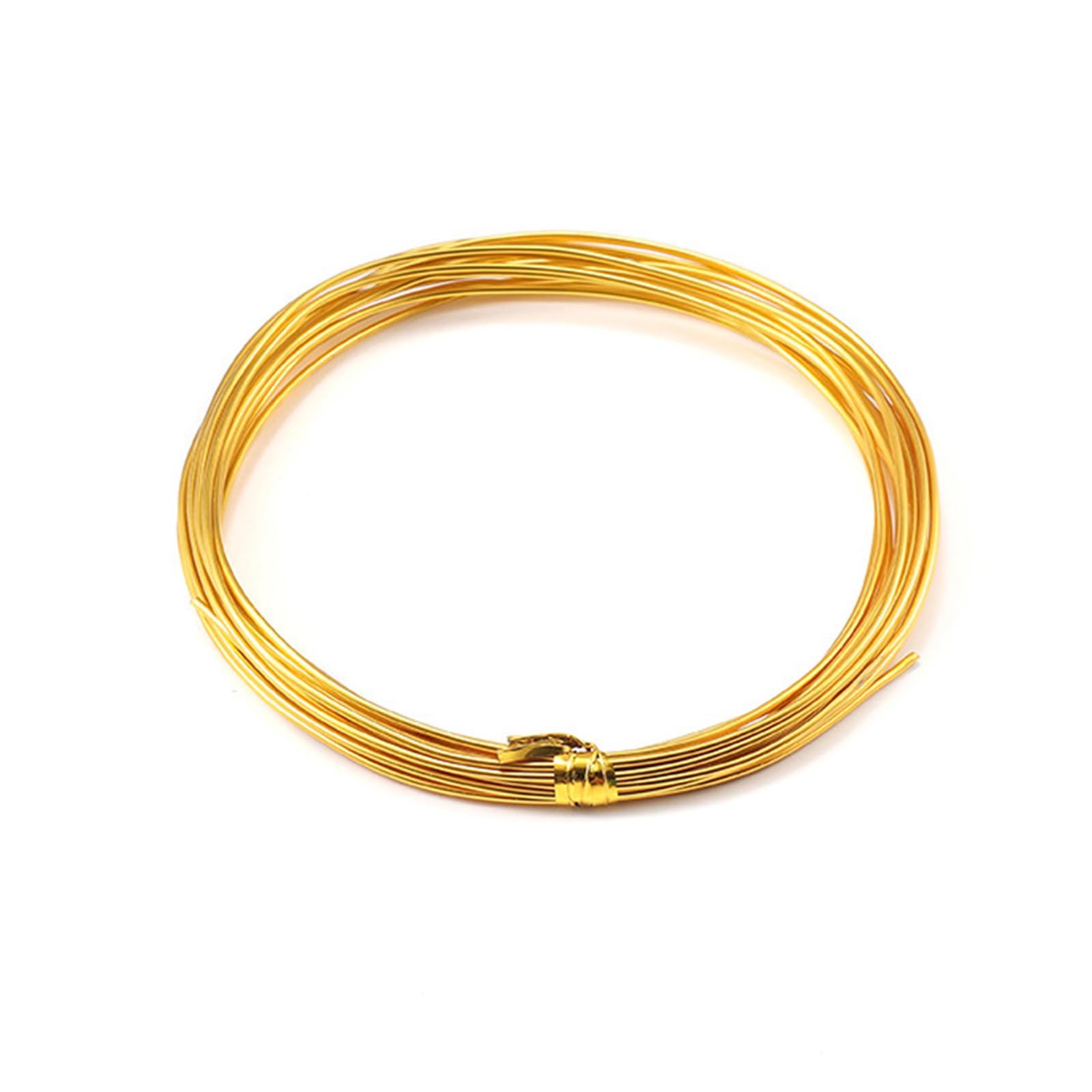 50m Rolls colorful Aluminum Craft Wire,Bendable Metal Wire,Flexible Soft Silver Aluminum Wire for Sculpting,Wire Weaving,Wrapping,DIY Crafts,Gold