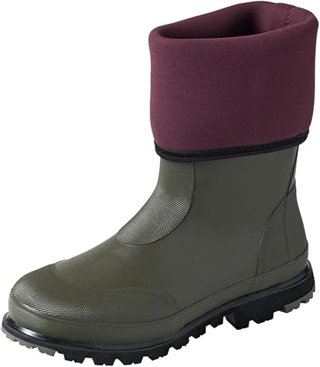 rubber boots folded down