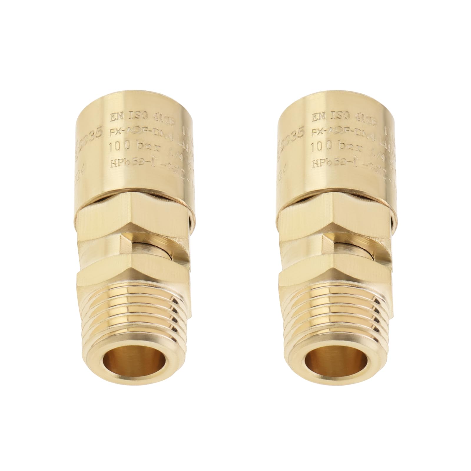 LT Easiyl 2PCS Brass Air Compressor Safety Valve Auto Open and Close Air Compressor Switch 10 Bar Pressure Relief 1/4" BSP Male Suitable for Industrial Use