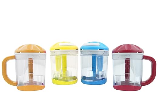 title=MINI SLICER TRITATUTTO 5 LAME TAGLIA AFFETTA ORTAGGI VERDURE A CORDA MANUALE 5