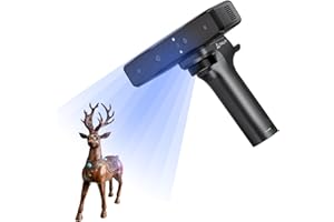 Creality CR-Scan Ferret Pro 3D Scanner for Printing, 0.1mm Accuracy & 60FPS Wireless Scanning with WiFi6/Anti-Shake, Full-Color Handheld Scanner Compatible with Win/Mac/iOS/Android (Otter Lite Basic)