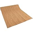 Natural Teak (Straight Grain) Veneer Wood Sheets - DIY Speaker Renovation and Furniture Restoration - Unfinished Wooden Sticker - Handmade Style -23 x 98 Inch