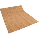 Natural Teak (Straight Grain) Veneer Wood Sheets - DIY Speaker Renovation and Furniture Restoration - Unfinished Wooden Sticker - Handmade Style -23 x 98 Inch