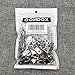 Comdox 100 Pack Picture Hangers Triangle Ring Picture Frame Hanger with Screws