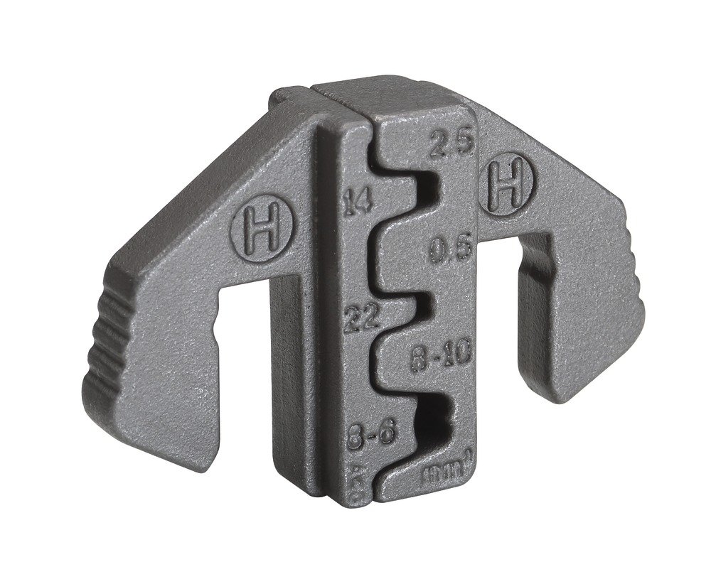 HELLA 8PE 863 807-461 Crimping Pliers Insert - Metal - Ø of: 0.5mm - Ø up to: 10.0mm - Basic insert H