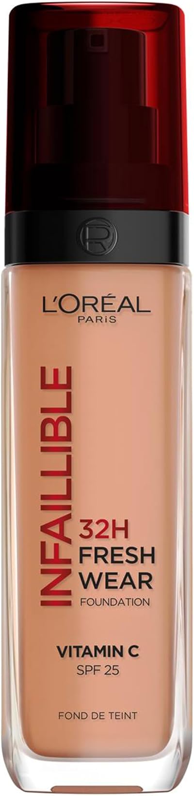 L’Oreal Paris Infallible 32H Fresh Wear Foundation 300 Amber Beige SPF 25 Full