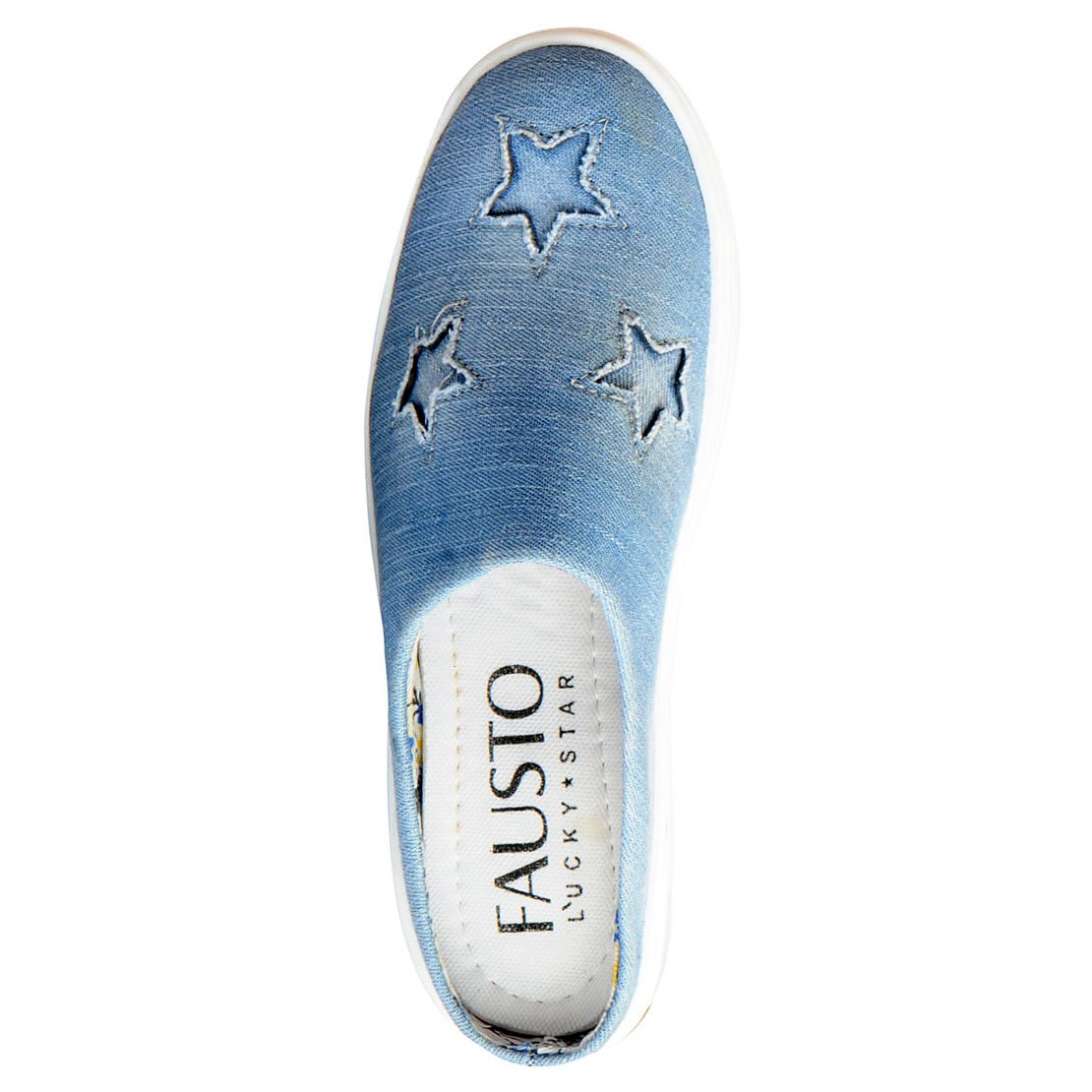 fausto women's canvas slip on shoes