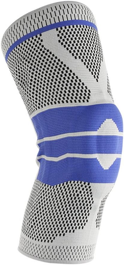 Kalent Walker Knee Sleeve Gel Padded Support/ Knee Brace for Runners & Jumpers Knee, Arthritis Pain, Basketball, Soccer, Sports, Hiking (Small)