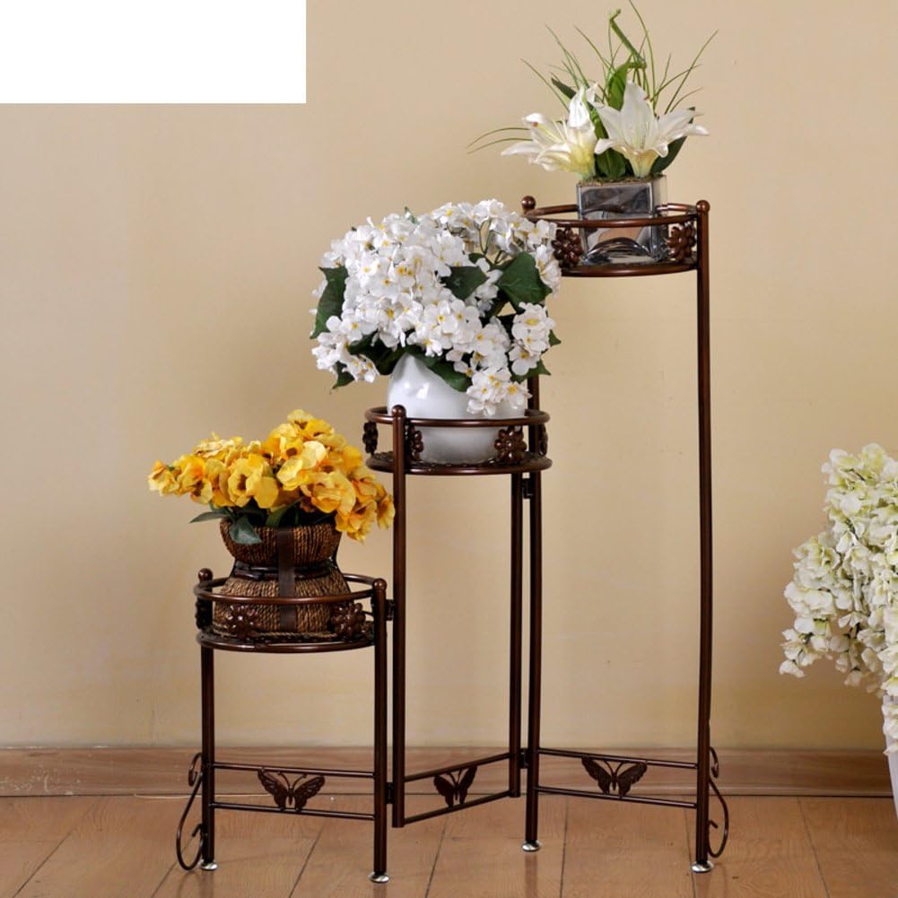Wrought iron/indoor and outdoor flower racks/showy/few