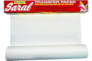Saral Wax Free Transfer Paper - White - 12 inches x 12 foot Roll