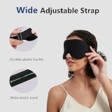 ALASKA BEAR 100% Blackout Sleep Mask with 3D Eye Cups, Earplugs Dusty Pink view 5