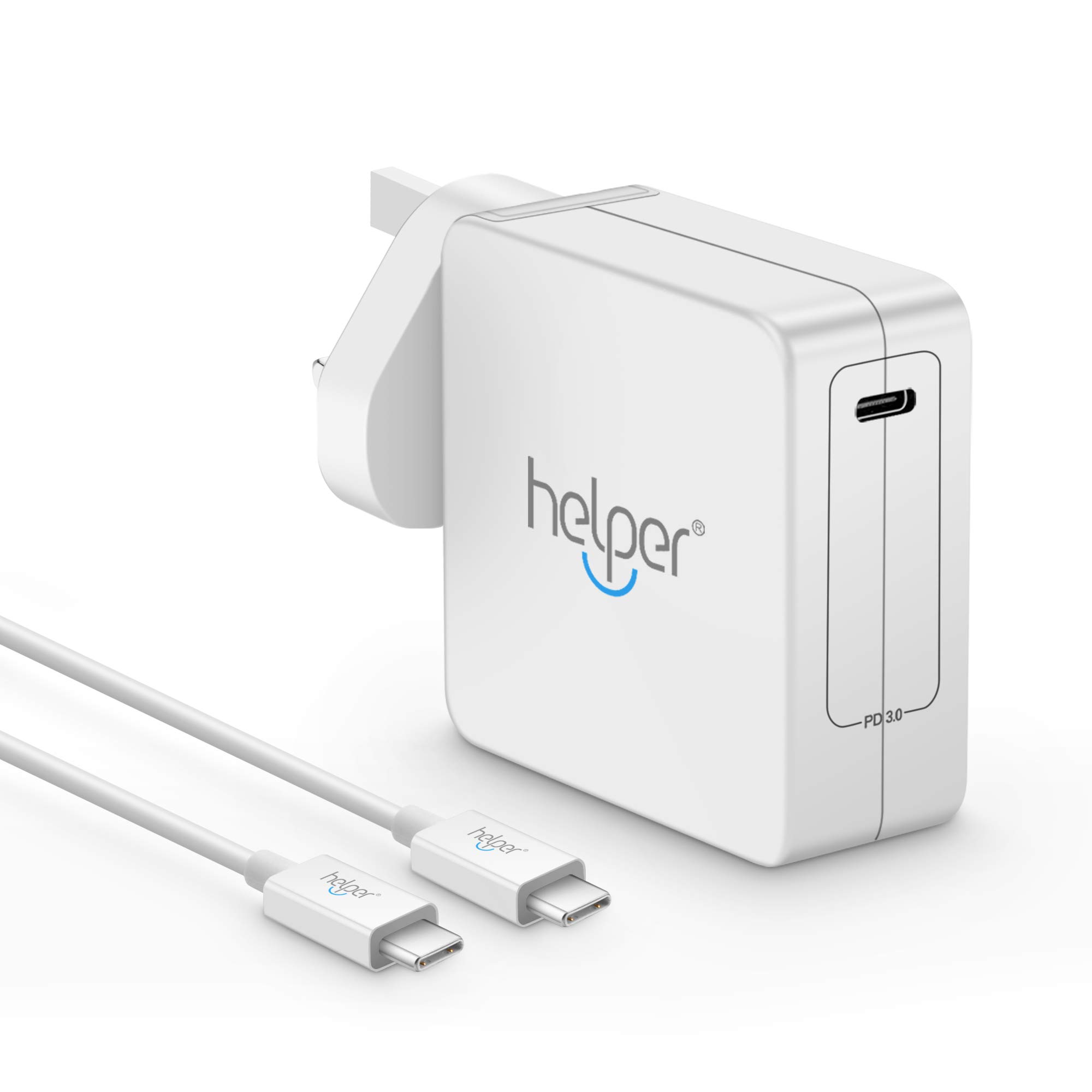 65W USB Type C PD Laptop Charger Compatible with most USB C laptop or Smart like MacBook Pro 13 15 16 Dell XPS 9360 XiaoMi Air iPad Pro iPhone 15 with PPS protocol for Galaxy Note