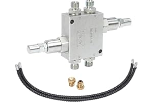 Oreilet Mini Excavator Cushion Valve Kit, Mini Excavators & Equipment with 1/4 Inch Hydraulic Hose and M14x1.5 Threaded Joint