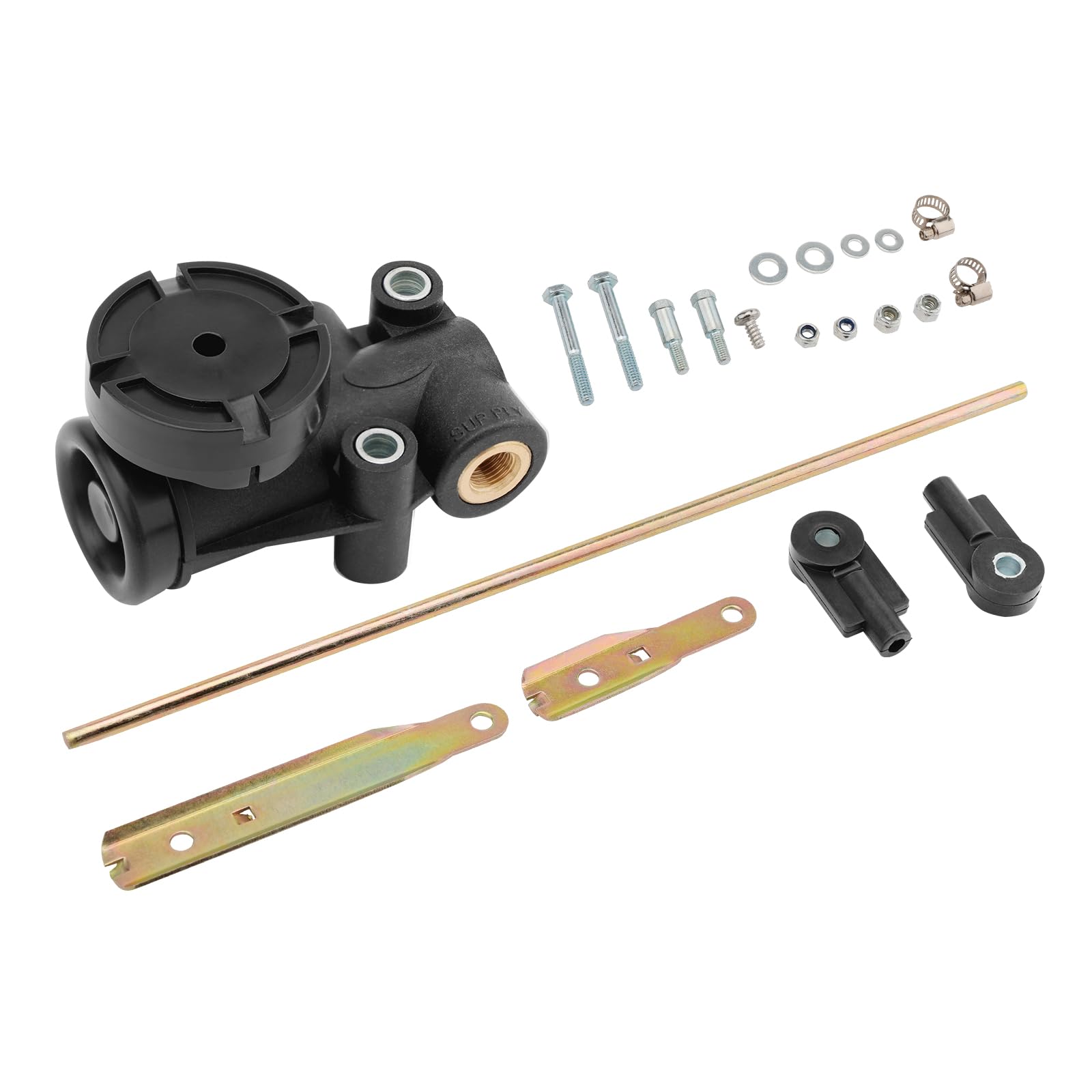 Photo 1 of Cabin Air Height Leveling Control Valve Kit, Compatible With Hadley H00600P, Mack 20QE2373, Replaces# F245563, 1/4" NPT Port