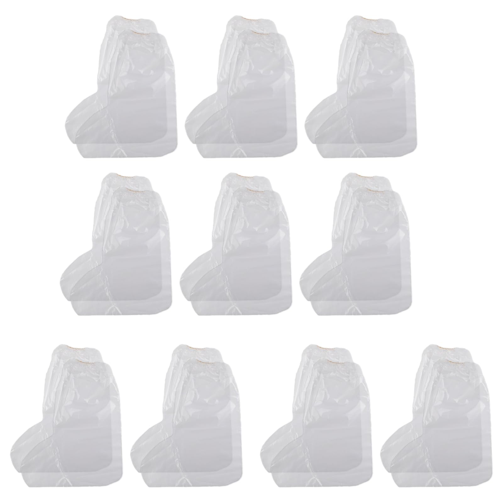Photo 1 of 10 Pairs Disposable Shoe Covers, Waterproof Anti-Slip and Dirt-Resistant Shoes Cover for Rain Plastic Boot for Outdoor Activities, Home Cleaning, Gardening Work (Transparent)