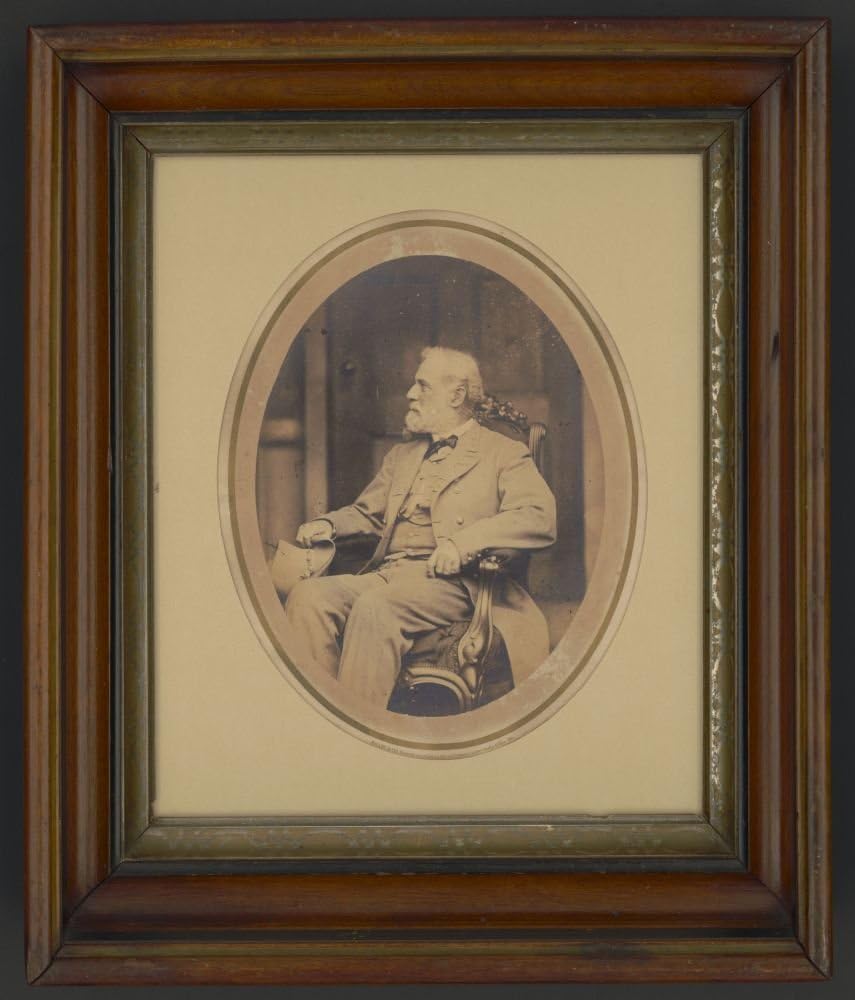 Historic Photos1865 Photo Robert E. Lee, seated/Brady & Co. portrait of Robert E. Lee sitting in a chair, holding a hat. Location: Richmond, Virginia